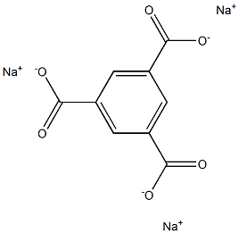 Benzene-1,3,5-tricarboxylic acid trisodium salt 구조식 이미지