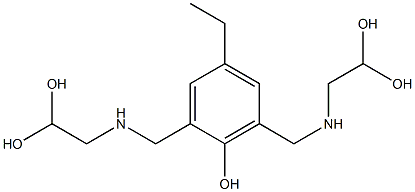 2,6-Bis[[(2,2-dihydroxyethyl)amino]methyl]-4-ethylphenol Structure