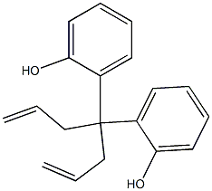 Diallyl-bis(hydroxyphenyl)methane 구조식 이미지