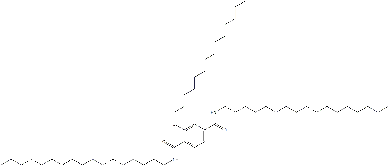 2-(Tetradecyloxy)-N,N'-diheptadecylterephthalamide Structure