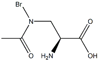 (2S)-2-Amino-3-(bromoacetylamino)propanoic acid 구조식 이미지