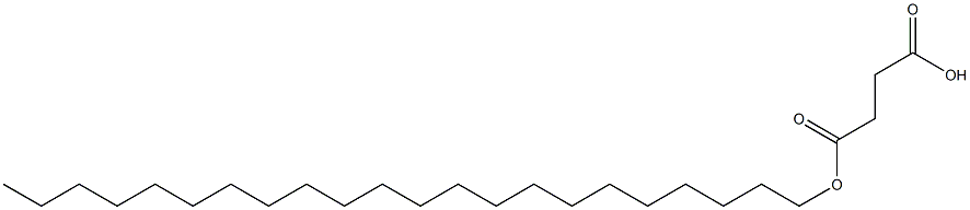 Succinic acid hydrogen 1-docosyl ester 구조식 이미지