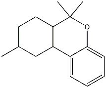 6a,7,8,9,10,10a-Hexahydro-6,6,9-trimethyl-6H-dibenzo[b,d]pyran 구조식 이미지