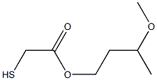 Mercaptoacetic acid 3-methoxybutyl ester 구조식 이미지