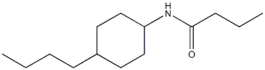 N-(4-Butylcyclohexyl)butyramide 구조식 이미지