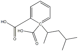 (+)-Phthalic acid hydrogen 1-[(S)-4-methylpentane-2-yl] ester Structure