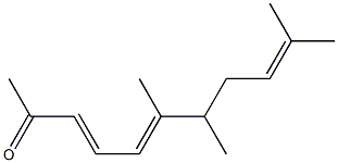 6,7,10-Trimethyl-3,5,9-undecatrien-2-one Structure