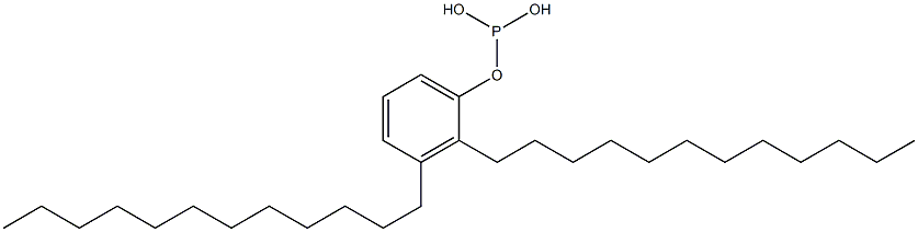 Phosphorous acid didodecylphenyl ester 구조식 이미지