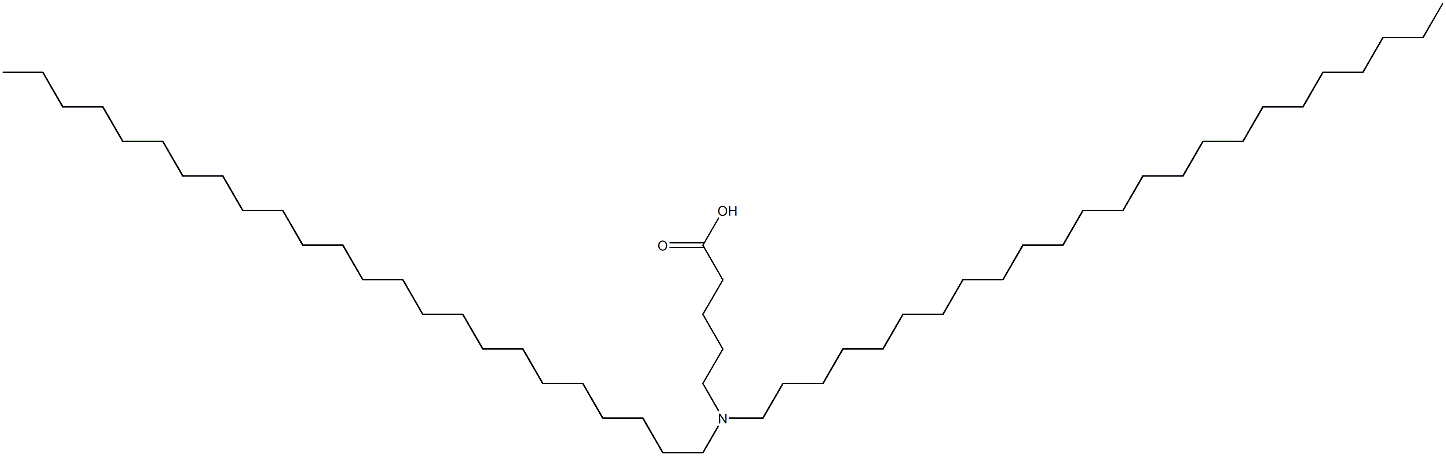 5-(Ditetracosylamino)valeric acid Structure