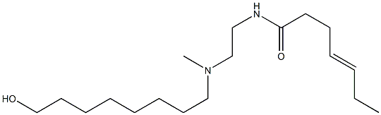 N-[2-[N-(8-Hydroxyoctyl)-N-methylamino]ethyl]-4-heptenamide Structure