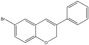 6-Bromo-3-(phenyl)-2H-1-benzopyran Structure