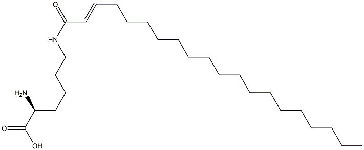 N6-(2-Icosenoyl)lysine 구조식 이미지