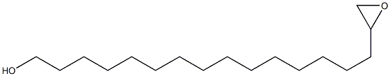 16,17-Epoxyheptadecan-1-ol Structure