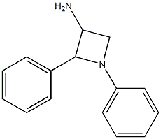 1,2-Diphenyl-3-azetidinamine Structure