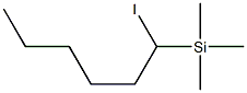 1-Iodo-1-(trimethylsilyl)hexane 구조식 이미지