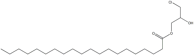 Icosanoic acid 3-chloro-2-hydroxypropyl ester 구조식 이미지