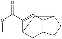 2,3,3a,6,7,7a-Hexahydro-3,6-methanobenzofuran-5-carboxylic acid methyl ester 구조식 이미지