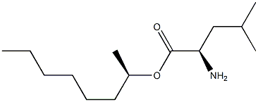 (R)-2-Amino-4-methylpentanoic acid (R)-1-methylheptyl ester 구조식 이미지