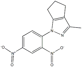 1-(2,4-Dinitrophenyl)-1,4,5,6-tetrahydro-3-methylcyclopentapyrazole Structure