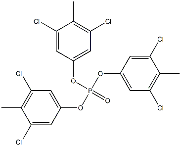 Phosphoric acid tris(3,5-dichloro-4-methylphenyl) ester 구조식 이미지