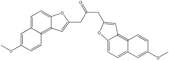 7-Methoxynaphtho[2,1-b]furan-2-yl(methyl) ketone 구조식 이미지