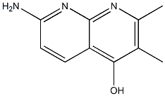 7-Amino-2,3-dimethyl-1,8-naphthyridin-4-ol Structure