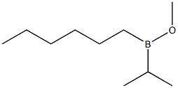 Hexylisopropyl(methoxy)borane Structure