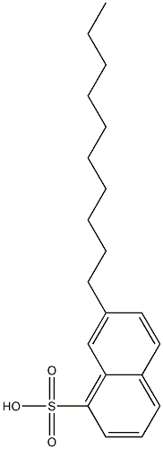 7-Decyl-1-naphthalenesulfonic acid 구조식 이미지