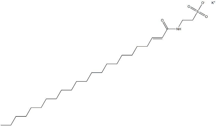 N-(1-Oxo-2-tricosen-1-yl)taurine potassium salt Structure