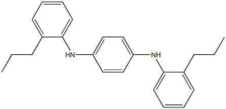 N,N'-Bis(2-propylphenyl)-p-phenylenediamine Structure