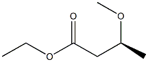 [S,(+)]-3-Methoxybutyric acid ethyl ester 구조식 이미지