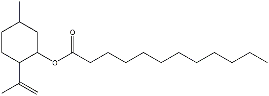 Dodecanoic acid p-menth-8-en-3-yl ester 구조식 이미지