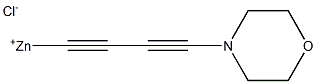 (4-Morpholino-1,3-butadiyn-1-yl)zinc chloride 구조식 이미지