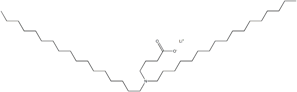 4-(Diheptadecylamino)butyric acid lithium salt Structure