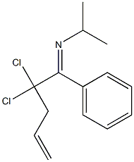 N-(1-Phenyl-2,2-dichloro-4-pentenylidene)isopropylamine Structure