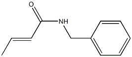 N-Benzyl-2-butenamide 구조식 이미지