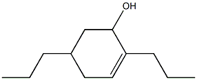 2,5-Dipropyl-2-cyclohexen-1-ol Structure