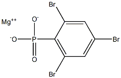 2,4,6-Tribromophenylphosphonic acid magnesium salt Structure