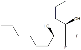 (4R,6R)-5,5-Difluorododecane-4,6-diol 구조식 이미지
