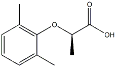 [R,(+)]-2-(2,6-Xylyloxy)propionic acid Structure