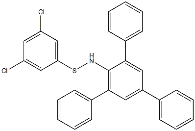 2,4,6-Triphenyl-N-[(3,5-dichlorophenyl)thio]benzenamine Structure