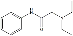 2-(Diethylamino)acetanilide 구조식 이미지