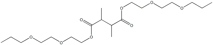 Butane-2,3-dicarboxylic acid bis[2-(2-propoxyethoxy)ethyl] ester 구조식 이미지