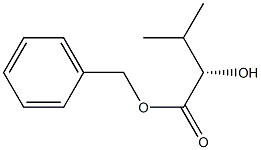 [S,(-)]-2-Hydroxy-3-methylbutyric acid benzyl ester Structure