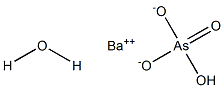 Barium hydrogen arsenate monohydrate Structure