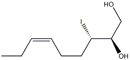 (2R,3S,6Z)-3-Iodo-6-nonene-1,2-diol 구조식 이미지