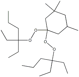 3,3,5-Trimethyl-1,1-bis(1,1-diethylbutylperoxy)cyclohexane 구조식 이미지