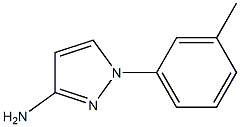 1-(3-Methylphenyl)-1H-pyrazol-3-amine Structure