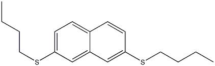 2,7-Di(butylthio)naphthalene 구조식 이미지