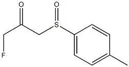 1-[(4-Methylphenyl)sulfinyl]-3-fluoropropane-2-one 구조식 이미지